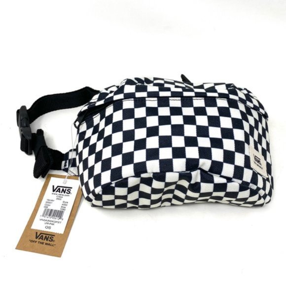 VANS Street Ready Waist Pack Fanny Belt Bag White Black Women's VN0A3WKDP2T - Picture 4 of 10